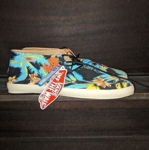 NWT Van's high top tropical shoe